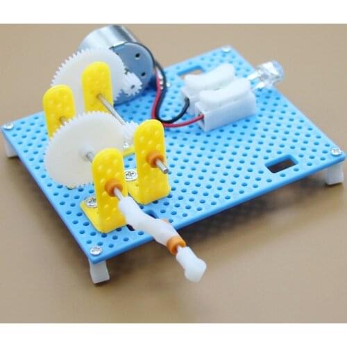 Creative DIY Science Gizmo Hand Crank Generator Kids Puzzle Assembled Kits Simple Physics Experiment Teaching Resources