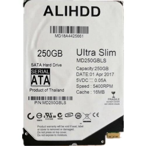 250gb 2.5inch UltraSlim 5MM 16MB 5400RPM SFF-8784 SATA Express Warranty 1-year
