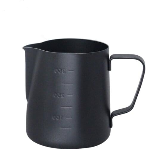 600ml 304 stainless steel milk froth cup Moka Cappuccino Latte with scaleTeflon coffee Jug Pitcher Espresso Barista Frothing