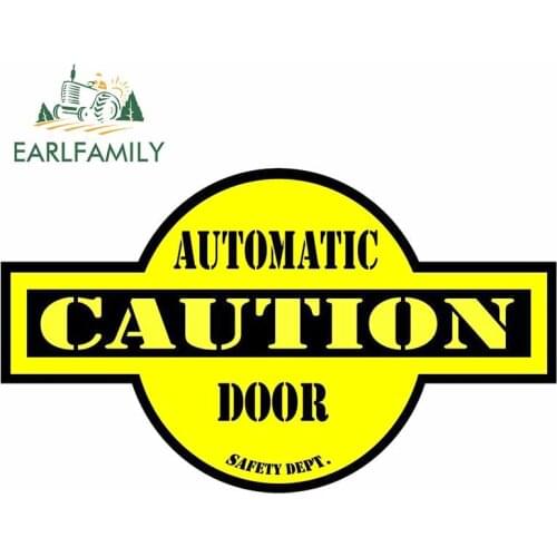 EARLFAMILY 13cm x 7.7cm For Warning Sign Car Stickers Funny Decal Fashion Decals Car Door Protector Interesting For JDM SUV RV