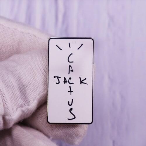 Cactus-Jack Logo Enamel pin Travis-Scott Brooch