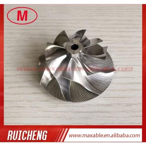 GT15-25 43.50/60.00mm 8+0 blades turbo turbocharger aluminum 2618/milling/billet compressor wheel
