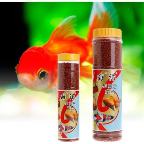 Fish Forage Aquarium Fish Tank Food 130g/280g Protein Nutrition Health Goldfish Fodder Purify Water Grain Natural