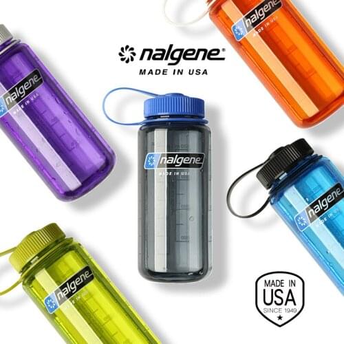 Nalgene Portable Sports Water Bottle 500ML Outdoor Travel Leakproof Water Kettle Children Water Cup Fashion Plastic Kettle