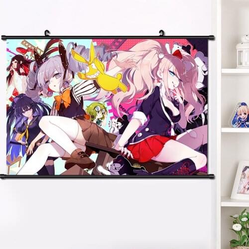 NEW Anime Danganronpa: Trigger Happy Havoc Enoshima Junko HD Wall Scroll Painting Print Poster Home Decor Collectible Art Gift