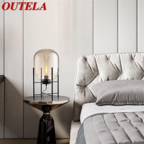 OUTELA Modern LED Table Desk Lamp Design E27 Creative Light Home LED Decorative For Foyer Living Room Office Bedside