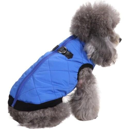 Pet Coat Zipper Buckle Casual Coat Soft Comfortable Easy to Wear Take off Durable Fashion Dog Clothes Winter