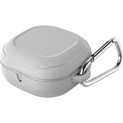 Shockproof Dust-proof Full Protective Cover with Carabiner Silicone Case for -SAMSUNG -Galaxy Buds Pro/Live Earphone