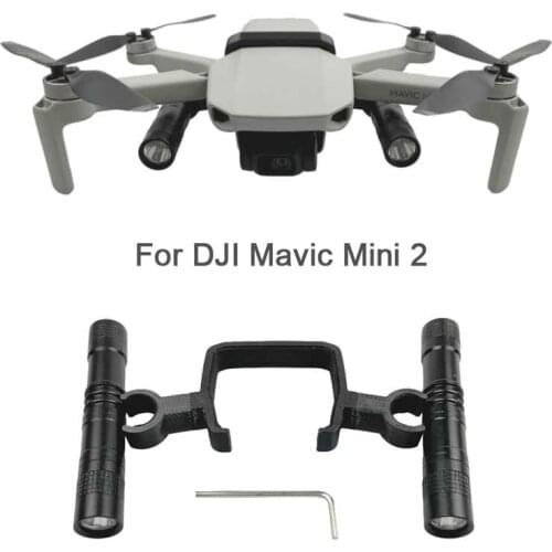 LED Night Navigation Lamps Light Bracket Mount Flight Searchlight Flashlights Light Kit for DJI Mavic Mini 2 Drone Accessories