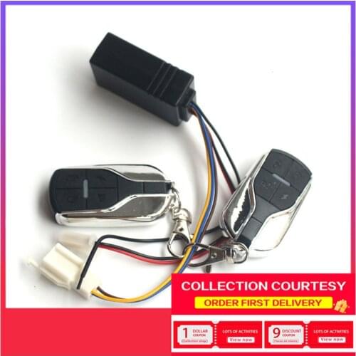 COOLRIDE Wireless Remote Control Alarm Bicycle/Electric tricycle/ New Energy Car Vibration and Displacemnt Alarm Safety Lock