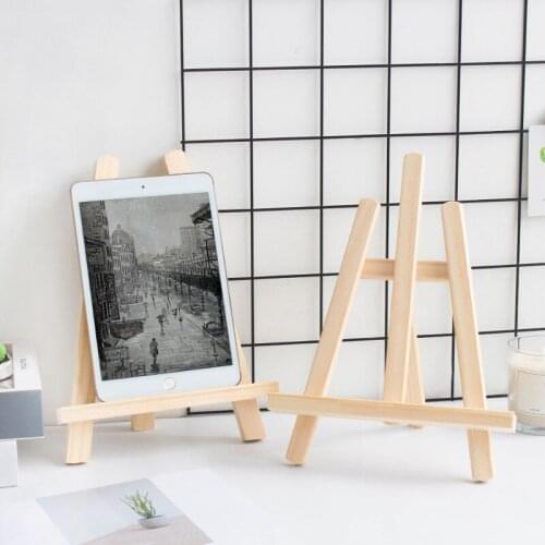 2021 New Mini Wooden Adjustable Painting Drawing Stand Easel Frame Artist Tripod Display Shelf School Student Artist Supplies