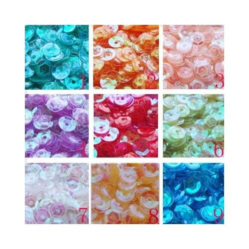 2500pcs 6mm Transparent Sequins Cup Round Paillettes Sewing Decoration Accessories