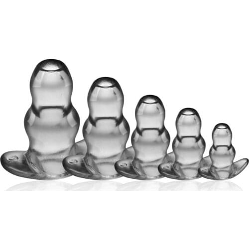 5 Sizes Adults Anal Plug For Women Men Prostate Massage Anal Dilator Sex Toys Silicone Smooth Butt Plug Masturbation Dilator