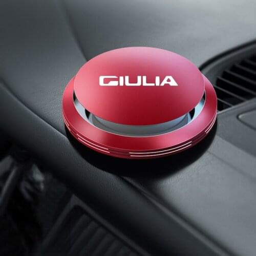 Car Air Fragrance UFO Ornament For Alfa Romeo Giulia Giulietta 159 156 Stelvio 147 Perfume Solid Balm Aromatherapy Diffuser