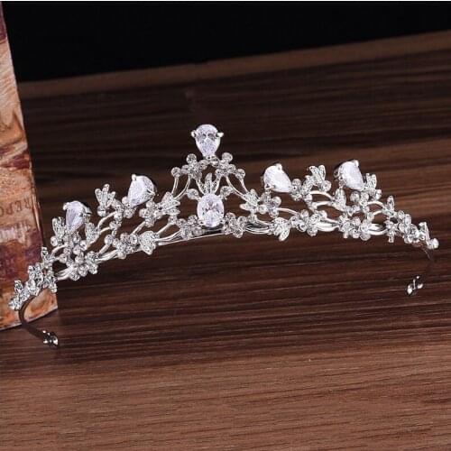 Shinning Princess Crown Bride Pageant Crowns Hair Comb Ornaments Jewelry Queen Diadem Wedding Bride King Headband Hair Jewelry
