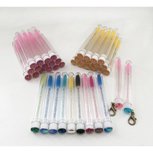 Crystal Eyelash Extensions Wands Make Up Lash Brushes Goods For Beauty And Health