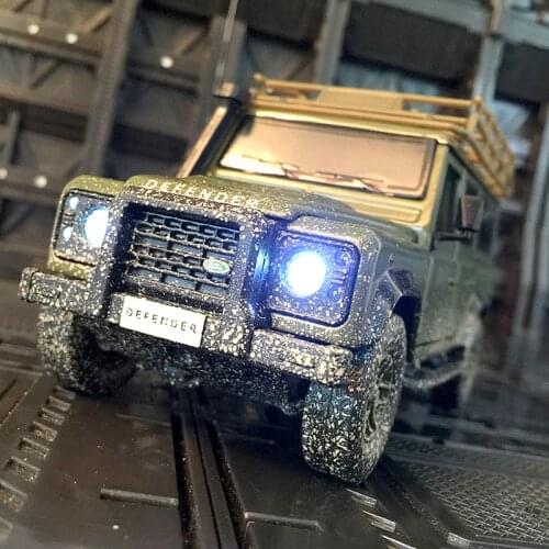 1/32 Land Rover Defender High simulation Alloy car model Off-road vehicle toy decoration Collection boy friend birthday present