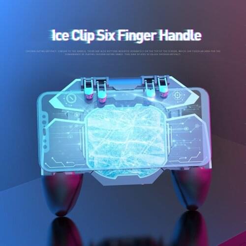 Memo DL88 Six fingers Fan Cooler Handle Semiconductor Cooling Fan Holder For PUBG for Phone Radiator Gamepad Controller Fan