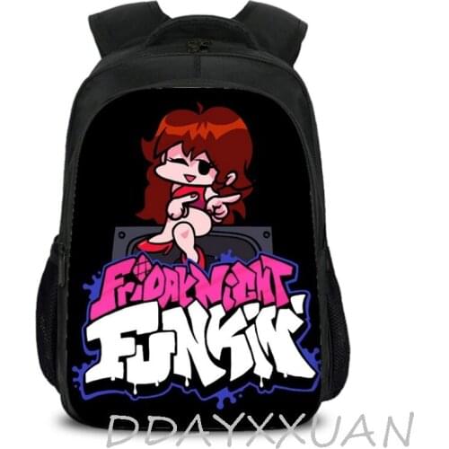 Hot Children School Bags Game Friday Night Funkin Backpack Schoolbag For Boys Backpack Printing Book Bag Backpack for Teenagers