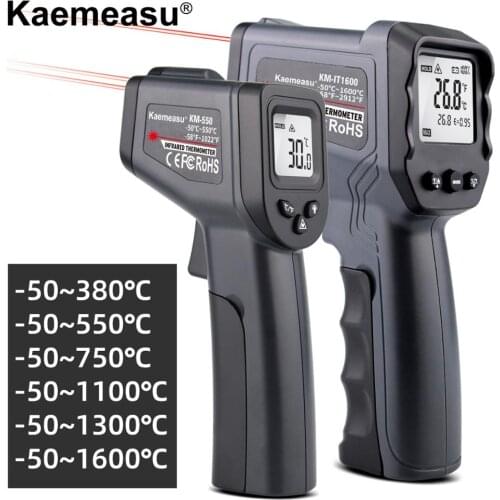 -50~1600 Degree Handheld Pyrometer Digital Infrared Thermometer Non-Contact Laser LCD Display IR Temperature Gun Instruments