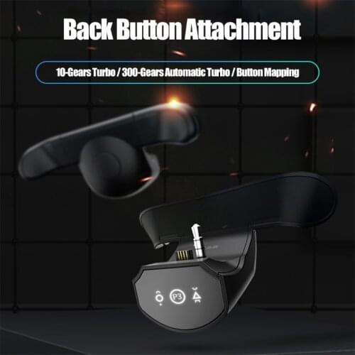 Extended Gamepad Back Button Attachment Joystick Rear Button Customize TURBO Adapter For PS4 Game Controller Accessories J60A