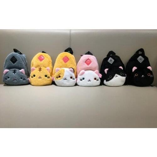 Size Bigger 18*11CM New CAT - KEY HOOK Plush Purse , Gift Coin BAG Purse Wallet Pouch