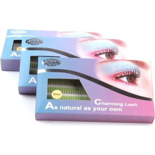 Professional V Shape Faux Mink False Eyelashes Individual Cluster Eyelash Extension Makeup High Quality Sillk Eyelashes