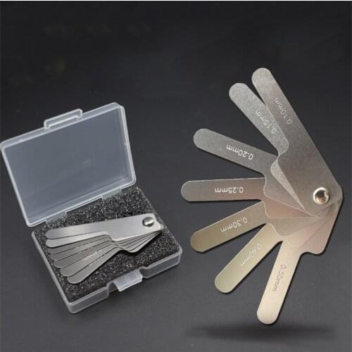 Dental Ruler Cutting Tool Tooth Gap Measuring Rule Oral Stainless Steel Measuring Device