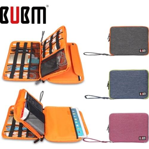 BUBM bag for cable Single Double Layer travel Gear Organizer/ Electronics Accessories Bag/Battery Charger Case cable bag
