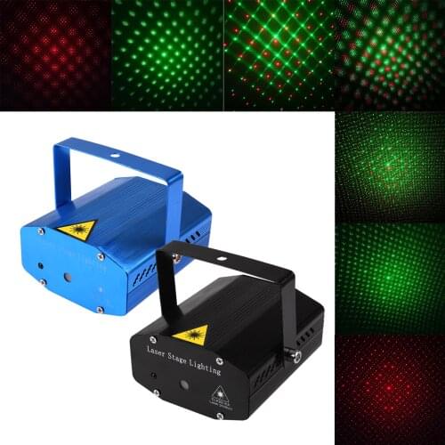 LED Disco Light Laser Projector Voice Control DJ Controller Laser Stage Light For New Year Birthday Party