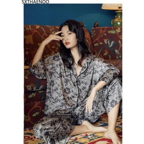 Женские большие пижамы SXTHAENOO China At AliExpress