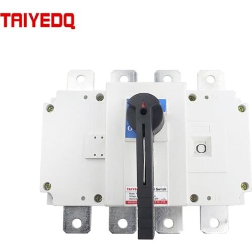 Transfer Switch Low-voltage Load Isolating Switch 630A 3/4P Three-Phase Four-wire Manual Single-Throw