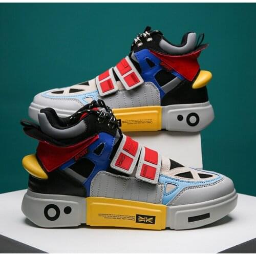 Trend Reflective Sport Shoes Brand Designer Sneakers Breathable Running Shoes for Men Thick Bottom Athletic Trainers Zapatillas