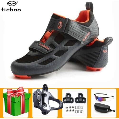 Tiebao Road Cycling Shoes Men Sapatilha Ciclismo Triathlon Bike 2021 Racing Bicycle Sneakers Women Self-Locking Sport Bicicleta