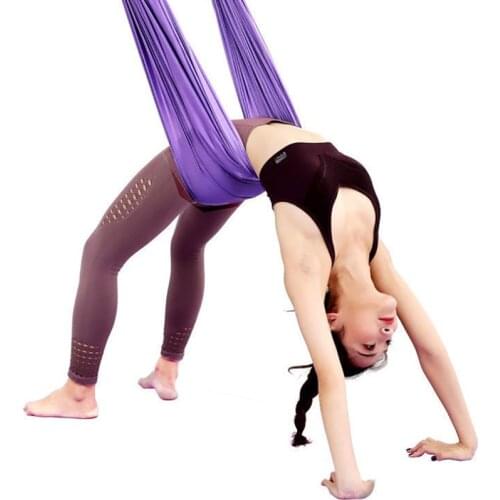 Aerial Yoga Rope Stretch The Leg Splits Practic Elastic Stretch Bar Bends Down