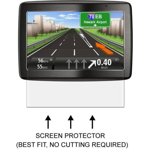 3* Clear LCD PET Film Anti-Scratch Screen Protector Cover for TomTom VIA GO 1535 1530 1505 1500 M TM WTE Aviation GPS