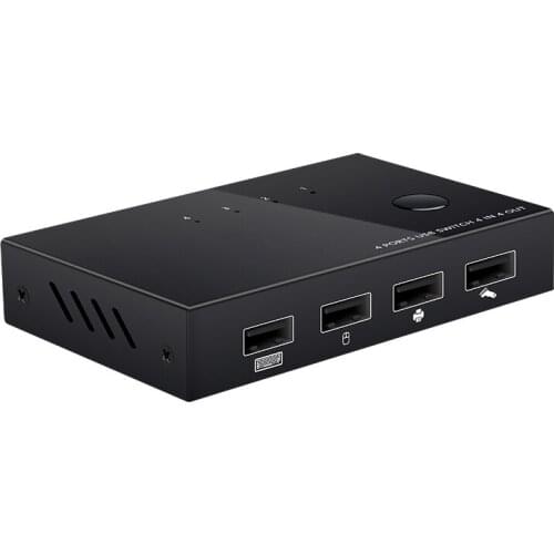 AM-UK404 USB2.0 4 In 4 Out Print Sharer Switch