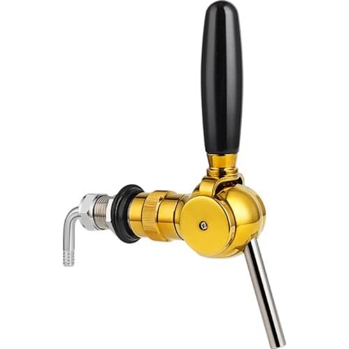 Belgian Beer Tap ,30mm Shank Ball Shape Beer Tap,5/8'G Thread With Flow Control Home Brewing Tap Beer
