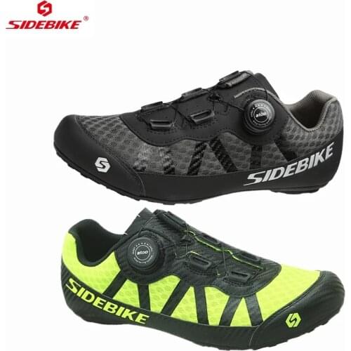 SIDEBKE cycling shoes men women bike shoes PU elastic band breathable fietsschoenen zapatillas ciclismo mtb cycling shoes mtb