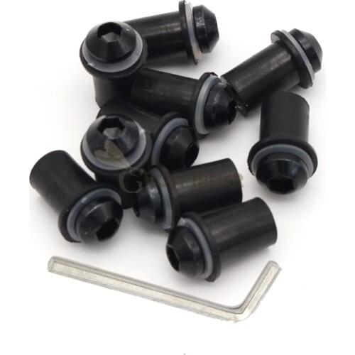 For HONDA cbr 600 rr/f4i/f4 vfr 800 steed cbr1000rr cb1000r cbr600rr Motorcycle Windshield Bolts Screw Nut Fastener Kit 5mm 10Ps