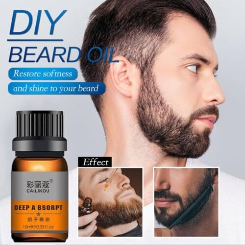Beard Growth Essential Oil 100% Natural Beard Growth Oil Hair Loss Products For Men Beard Care Hair Growth Nourishing Beard Care