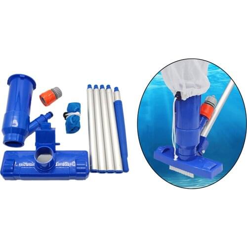 Pool Vacuum Head Kit Detachable Aluminum Poles for Ground Swimming Pools Spa Pond Cleaning Supplies US