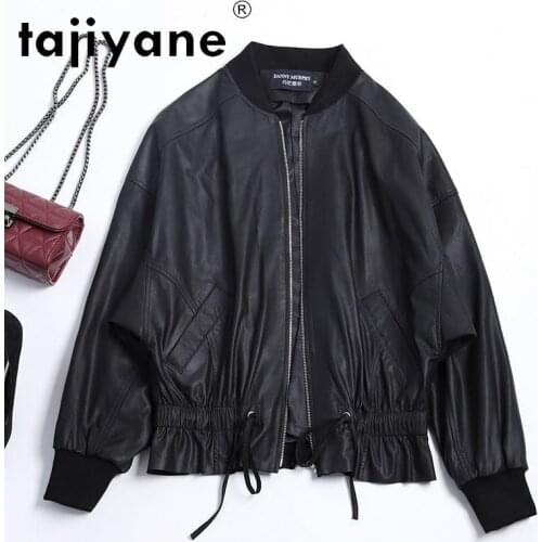 Jackets Women for Autumn 2021 Leather Clothes Woman Real Sheepskin Jacket Female Clothing Coat Top Femme Veste TN690