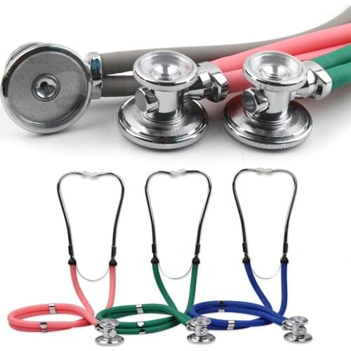 Multifunctional Professional Medical Dual Head Double tube Stethoscope Doctor Professional Phonendoscope