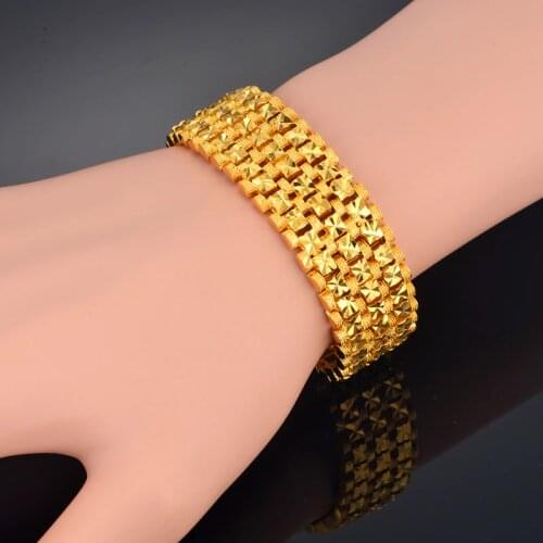 N7M7 Gold Bracelets For Men
