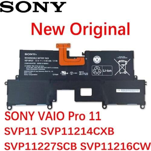 Sony Original VGP-BPS37 For SONY VAIO Pro 11 SVP11 SVP11214CXB SVP11227SCB 7.5V 31WH New 4125mAh Laptop Battery