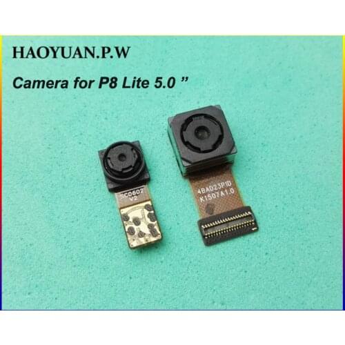 HAOYUAN.P.W Original New Rear Front Back Camera Module With Flex Cable Ribbon Replacement For Huawei P8lite P8 Lite ALE-L21