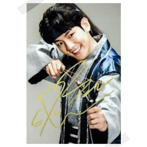 Signed KPOP EXO Baek Hyun autographed photo 6 inches free shipping KPOP 11201708