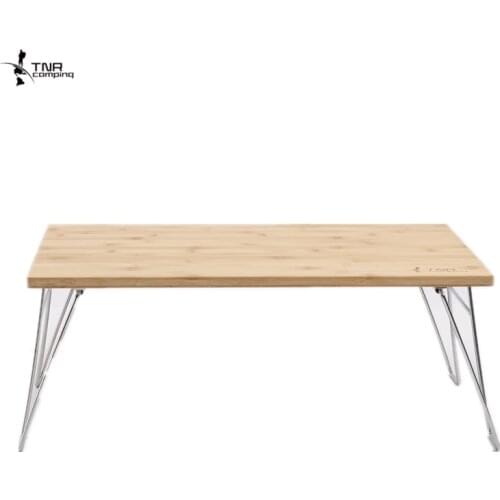 Portable Folding Camping Table Outdoor BBQ Backpacking Mini Bamboo Table Desk Picnic Table for Garden Bedroom Furniture