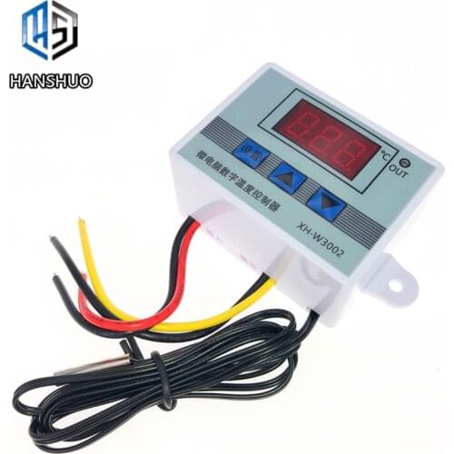 12V 24V 110V 220V Professional W3002 Digital LED Temperature Controller 10A Thermostat Regulator XH-3002